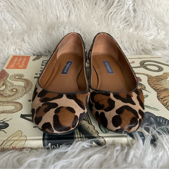 MARGAUX LONNBERG Ponyhair Animal Print Flats - Picture 2 of 8